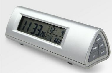 travelling clock with led torch