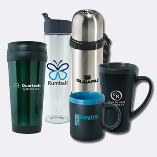promotional mugs cups and flask