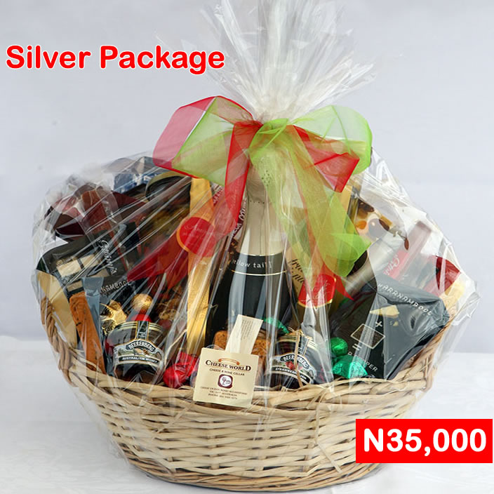Elouent Christmas Silver Hamper Package