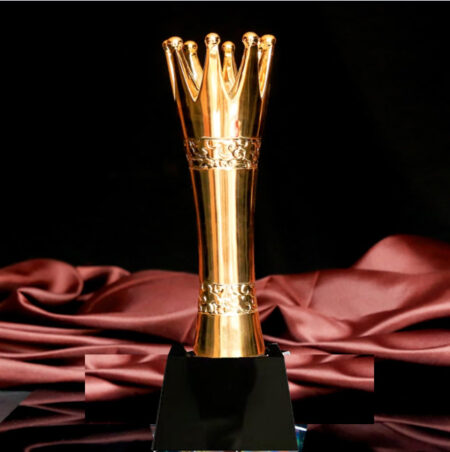 Golden Trophy Champion Trophy Crown Trophy design