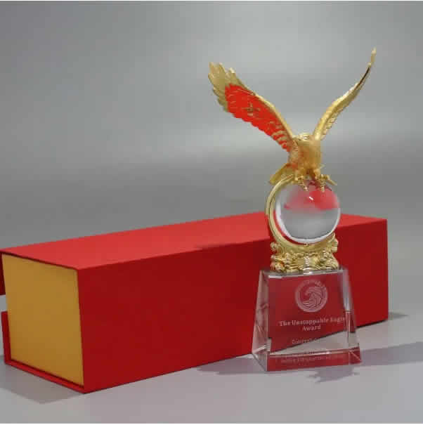 eagle bird award trophy design
