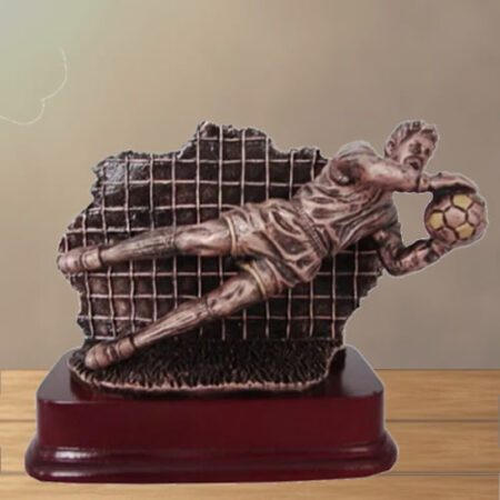 Goalkeeper Dive Soccer Trophy