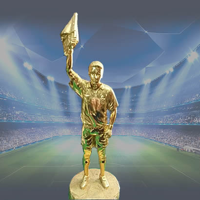 linesman award sculpture