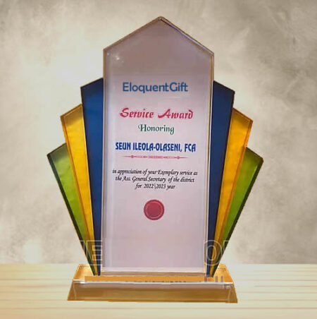 long service award trophy design