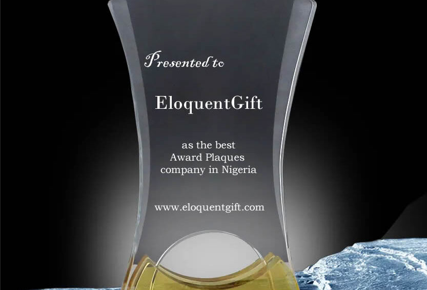 unique crystal plaque design nigeria