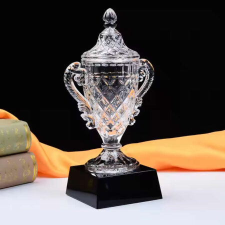 crystal award cup design