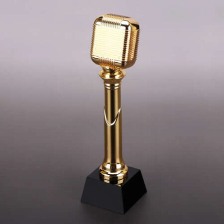 microphone award cup