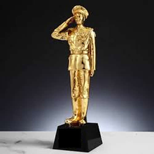 Golden Salute trophy design