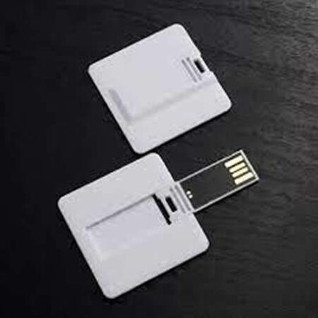 square shaped credit card usb