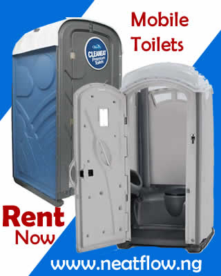 hire mobile toilets in Lekki